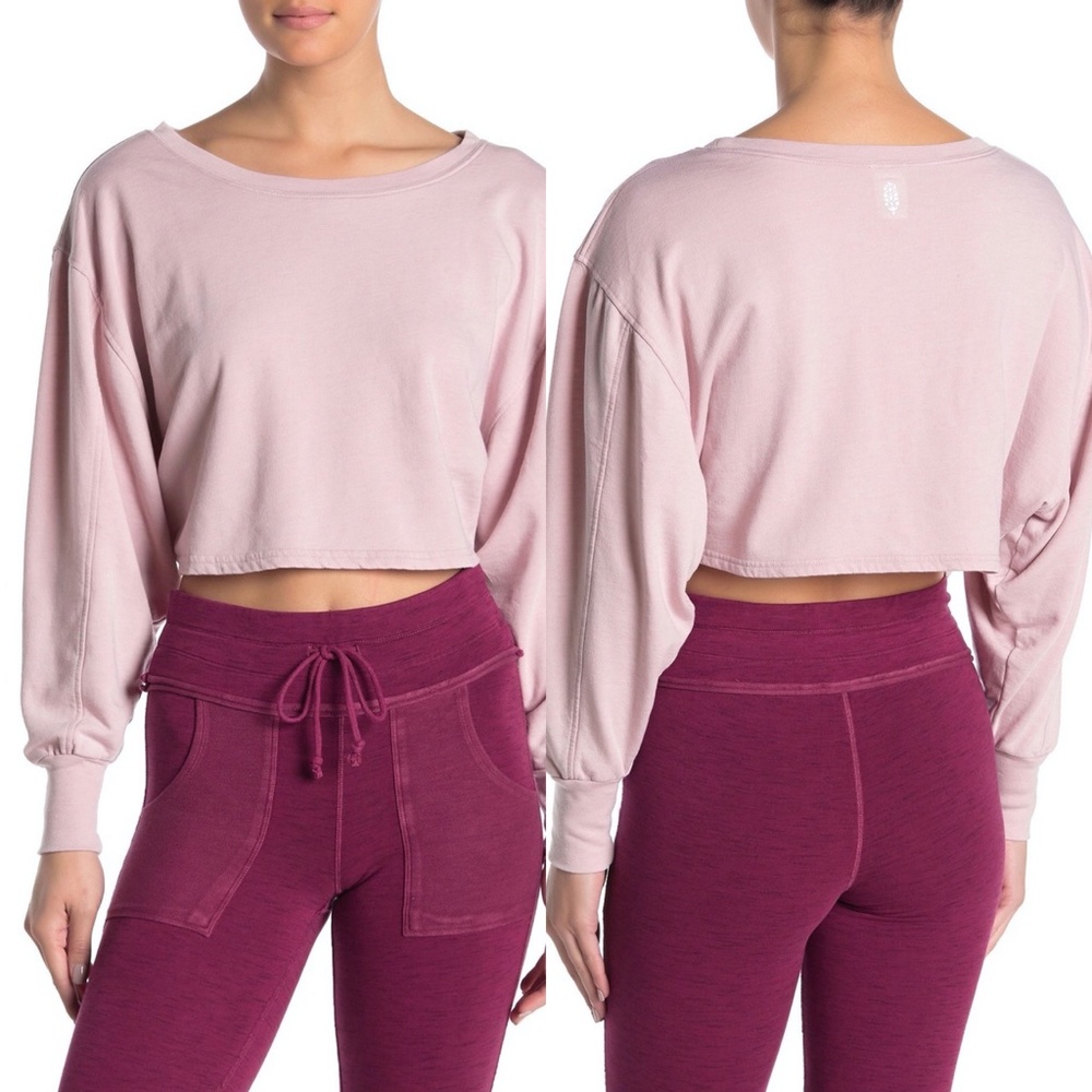 Free People FP Movement Zuma Crop Sweatshirt